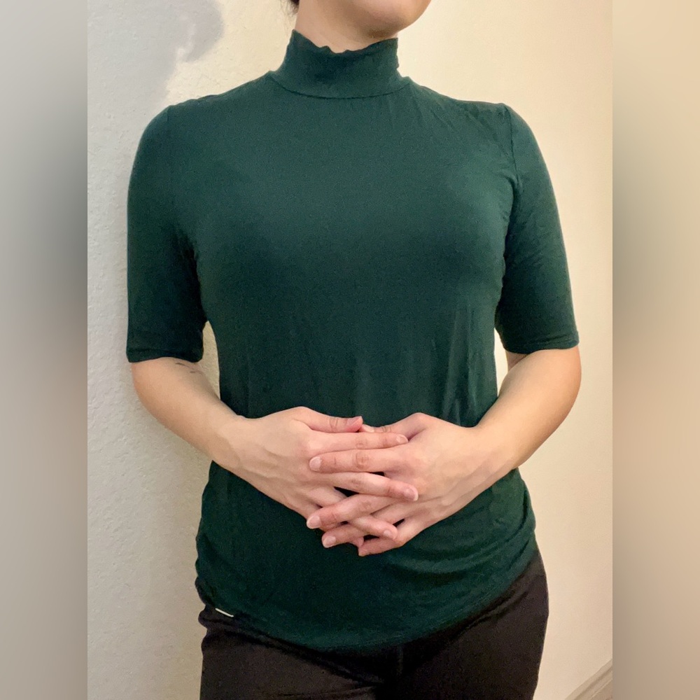 Calvin Klein Dark Green Short Sleeve Top